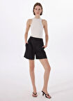 Hugo Yüksek Bel Normal Siyah Kadın Şort 50537634