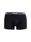 Boss Siyah - Gri Erkek Boxer Trunk 3P Power Design