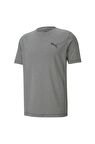 Puma ACTIVE Small Logo Tee Gray Violet