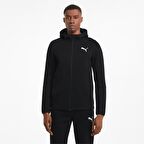 Puma EVOSTRIPE Core FZ Hoodie Erkek Sweatshirt 58581201 Siyah