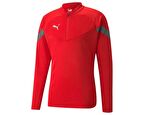 Puma Teamfinal Training 1/4 Zip Top Erkek Futbol Antrenman Ceketi 65737501 Kırmızı