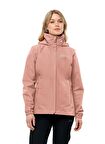 Jack Wolfskin Pembe Kadın Kapüşon Yaka Mont 1111202_2919_STORMY POINT 2L JKT W