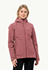 Jack Wolfskin Moonrise 3IN1 JKT W Kadın Outdoor Ceket 1115621-J0128 Red Ochre