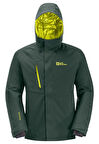 Jack Wolfskin Troposphere INS JKT M Erkek Outdoor Mont 1115321-T0138 Black Olive/Firefly