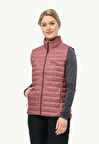 Jack Wolfskin Pilvi Down Vest W Kadın Yelek 1207771-J0127 Mineral Red