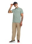 Jack Wolfskin ESSENTIAL POLO M Yeşil Regular Fit Logo Baskılı Erkek Polo T-Shirt
