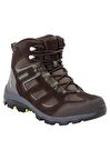 Jack Wolfskin 4042461 Vojo 3 Texapore Mid M Dark Brown/Lime Erkek Outdoor Bot