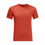 Jack Wolfskin V Yaka Kırmızı Erkek T-Shirt 1806646_2193 JWP T M