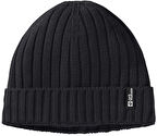 Jack Wolfskin Rib Knit Beanie Bere 1907122-6000 Black