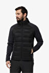 Jack Wolfskin Tasman Down Hybrid Erkek Siyah Mont 1711411-6000