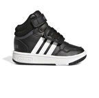 GW0408-B adidas Hoops Mıd 3.0 Ac I Bebek Spor Ayakkabı Siyah