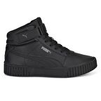 PUMA 38585101 Carina 2.0 Mid  Black- Black-Dark Shadow
