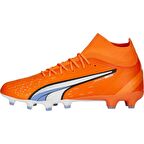 Puma Ultra Pro FG/AG Erkek Çim Saha Kramponu Turuncu-Beyaz 10724001