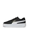 Puma Smash Platform Kadın  Siyah / Beyaz Sneaker