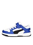 Puma Beyaz - Mavi Erkek Çocuk Yürüyüş Ayakkabısı 37049219-Pm Rebound Layp Lo SL V PS