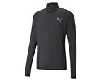Puma Run Favorite 1/4 Zip M Erkek Uzun Kollu Koşu Tişörtü 52315301 Siyah