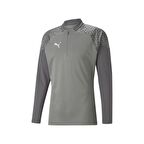 Puma 657982 Teamcup Traınıng 1/4 Zıp Top Gri