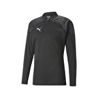 Puma 657982 Teamcup Traınıng 1/4 Zıp Top Siyah