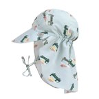 Lassig Flap Hat UV Korumalı Uzun Şapka Ice Cream Truck Illusion Blue