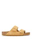 Birkenstock Krem Erkek Süet Terlik 1027727 ARIZONA