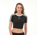 IU2532-K adidas 3 S Baby Tee Kadın T-Shirt Siyah