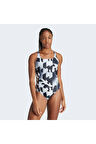3-stripes Graphic V-back Swimsuit