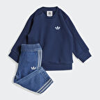 adidas JD5826 DENIM CREW SET Çocuk Eşofman Takımı