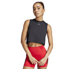 JJ3501-K adidas Boxy Tank 3S Kadın T-Shirt Siyah