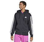 JD1877-E adidas M 3S Ft Fz Hd Erkek Ceket Siyah