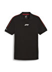 62571901 F1 Polo PUMA Black Siyah Polo Yaka Regular Fit Erkek T-Shirt