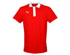 Puma Turkey Polo Türkiye Basketbol Polo Yaka Antrenman Tişörtü 60660404 Kırmızı