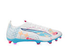 Puma Ultra 5 Match Vol. Up Fg/Ag Erkek Çim Zemin Kramponu 10806401 Beyaz