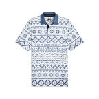 Puma Fair Isle Print Golf Polo Tshirt