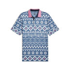 Puma Fair Isle Print Golf Polo Tshirt