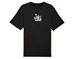 Puma Graphics Bicycle Kick Tee Erkek Günlük Tişört 62800501 Siyah
