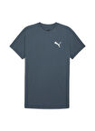Puma 68169725 EVOSTRIPE Tee Gray Skies Gri Yuvarlak Yaka Regular Fit Düz Erkek T-Shirt