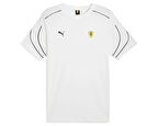 Puma Ferrari Race Mt7+ Tee Erkek Günlük Tişört 62704504 Beyaz