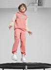 Puma Düz Kız Çocuk Pembe Sweatshırt 68515718-SANDY ADV