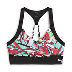 4Keeps Tropical Kadın Siyah Antrenman Sporcu Sütyeni 52678651
