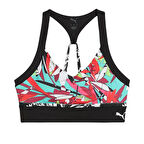 Tropical Aop Hw 5" Kadın Siyah Antrenman Şortu 52678751