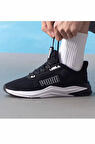 Puma FTR Wave 311095 01 Erkek Yürüyüş ve Koşu Ayakkabısı Siyah Beyaz 40-45 
