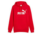 Puma Ess No. 1 Logo Hoodie Erkek Günlük Sweatshirts 68257211 Kırmızı