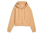 Puma Her Crop Full-Zip Hoodie Kadın Günlük Ceket 68505663 Renkli