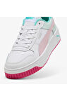 Puma Carina Street Jr 393846 16 Kadın Sneaker Ayakkabı Beyaz Pembe 36-40 