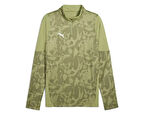 Puma Teamcup Training 1/4 Zip Top Erkek Futbol Antrenman Uzun Kollu Tişört 65916440 Yeşil