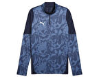 Puma Teamcup Training 1/4 Zip Top Erkek Futbol Uzun Kollu Antrenman Üstü 65916406 Lacivert