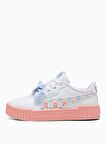 Puma Beyaz - Pembe Kız Çocuk Yürüyüş Ayakkabısı 40141901-Carina 3.0 HK&FR PS PUMA W