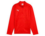 Puma Teamgoal Trg 1/4 Zip Top Gpc Erkek Futbol Antrenman Uzun Kollu Tişört 66006601 Siyah