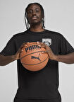 Puma 63049901 Posterize Tee II PUMA Blac Siyah Yuvarlak Yaka Regular Fit Düz Erkek T-Shirt
