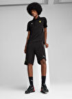 63018401 Ferrari Race Sweatshorts P Siyah Lastikli Bel Regular Fit Erkek Şort